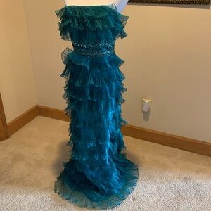 Teal Prom Dress